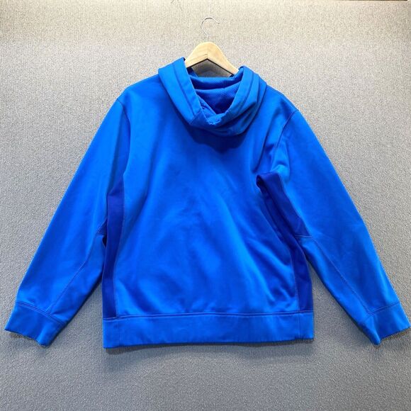 Nike Therma-Fit Hoodie Pullover Sweatshirt Blue - Picture 9 of 9
